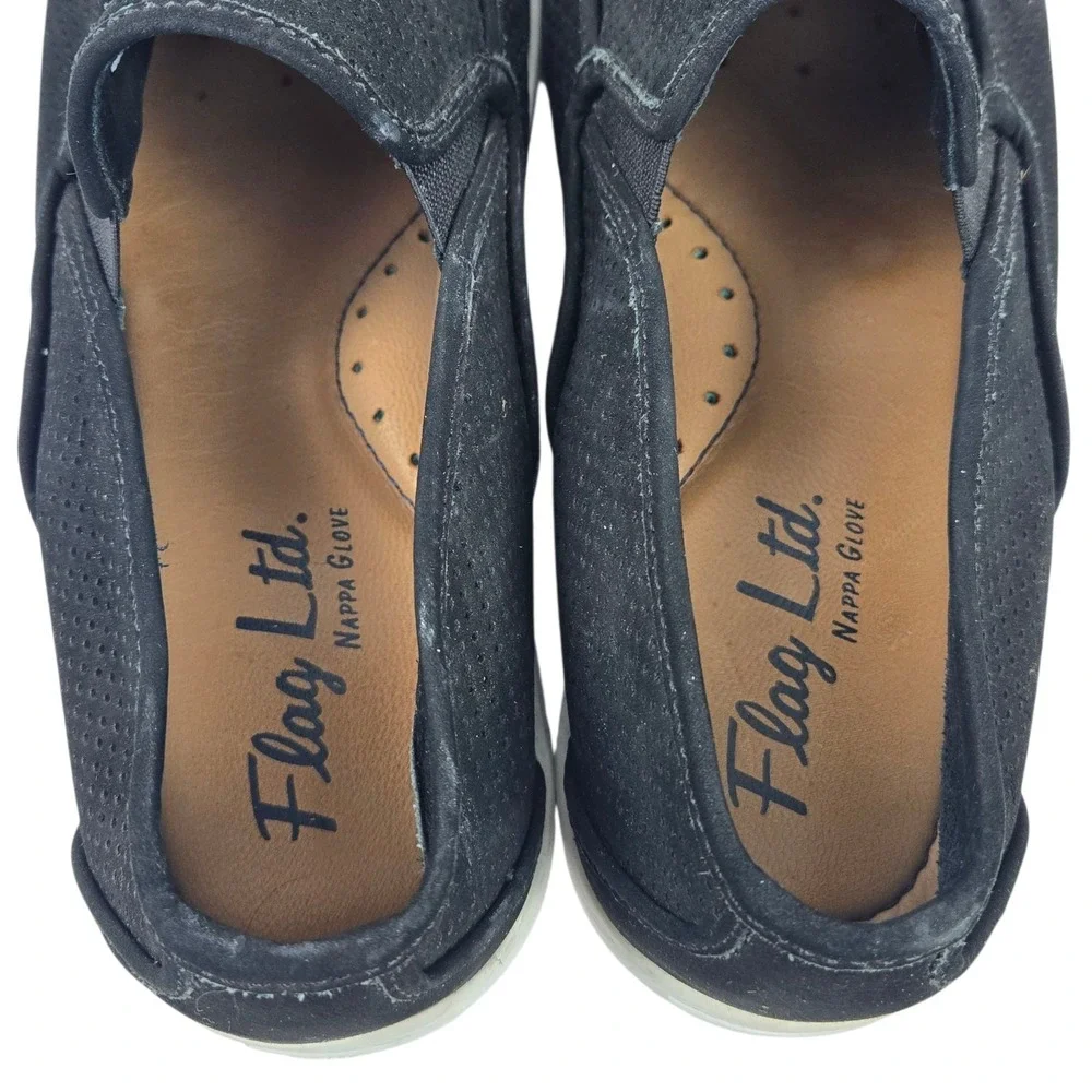 FLAG LTD Napa Glove Mens 8.5M Shoes  842FL0010 Perforated Casual Slip On Sneaker